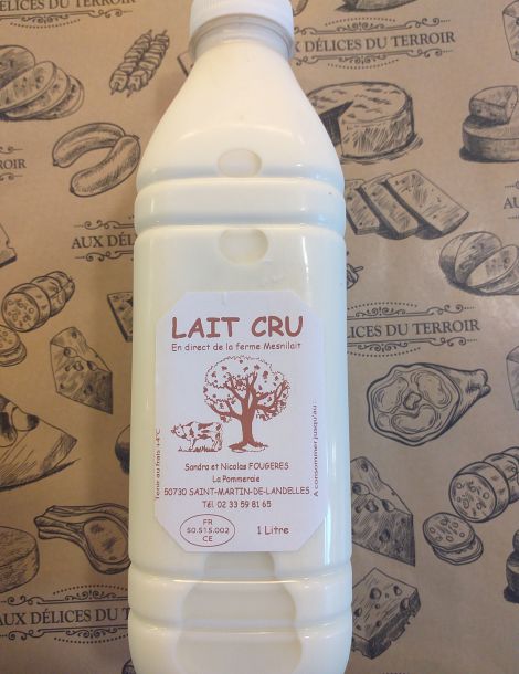 Lait cru Ferme Mesnilait 1L